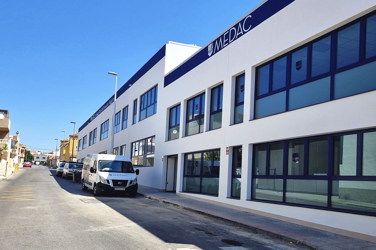 Construcción de nave de uso para Centro de formación Profesional MEDAC.